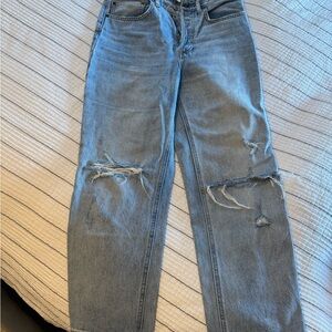 Aritzia Denim Forum Joni High Rise Women Jeans - Light Blue -